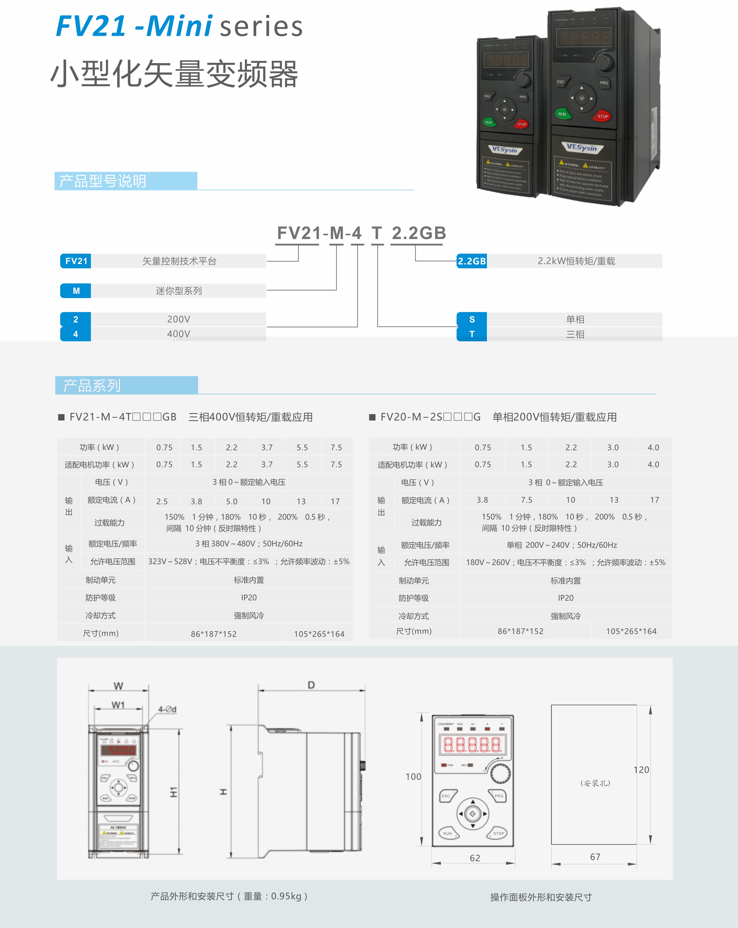 【新品发布】6686官方登录入口网页版FV21系列小型化矢量变频器产品上市！